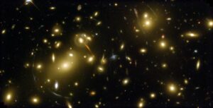 Strong gravitational lensing. Credit: NASA, A. Fruchter and the ERO Team